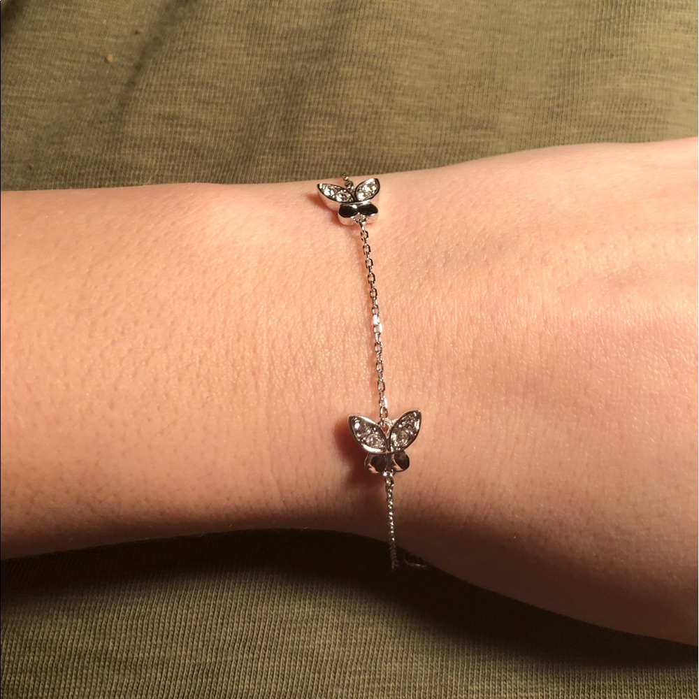 Swarovski Crystal butterfly bracelet